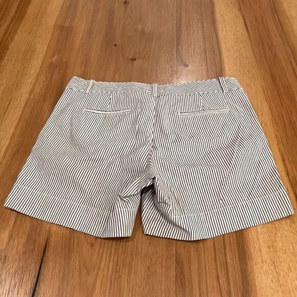 High waist Dockers Navy White Stripes Shorts - 8 - Picture 2 of 5